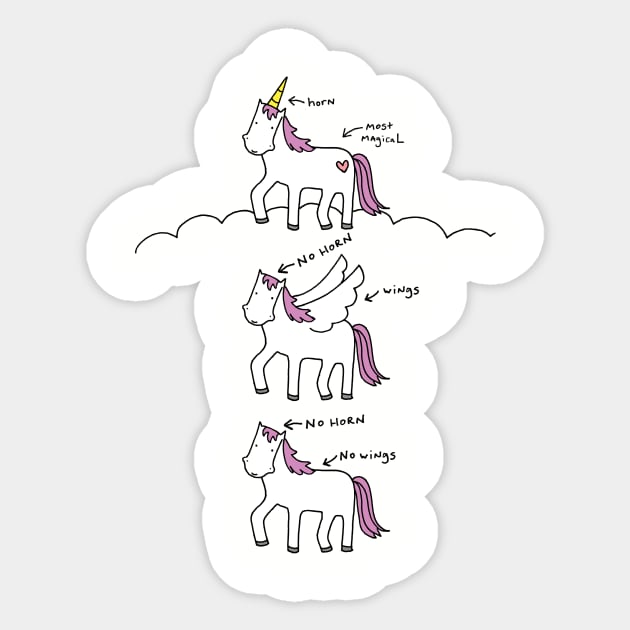 Mystical Pony Genus Sticker by unicornlove